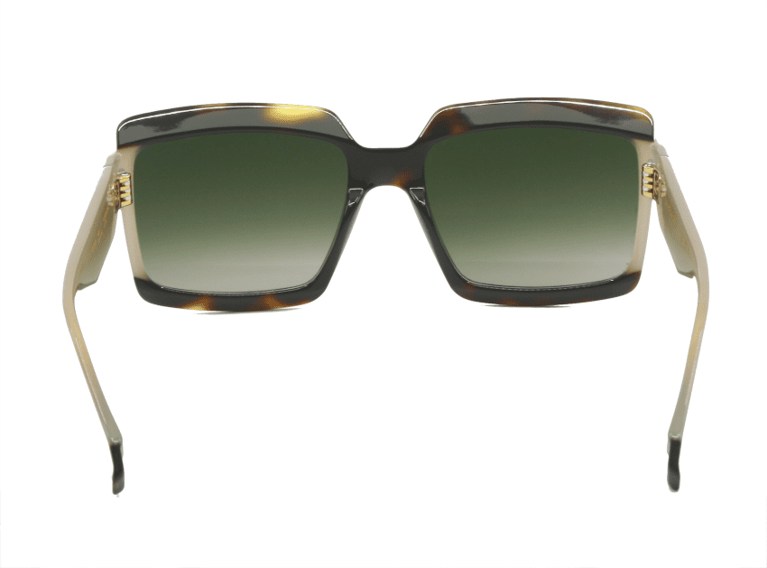 Lunettes de soleil Gigi Studios Olaya écaille et crème GS9006 02 S Vue intérieure