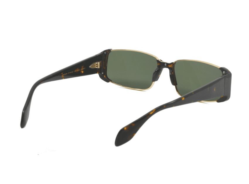 Lunettes de soleil Gigi Studios Viana écaille et or GS1063 21 Vue biais arriere