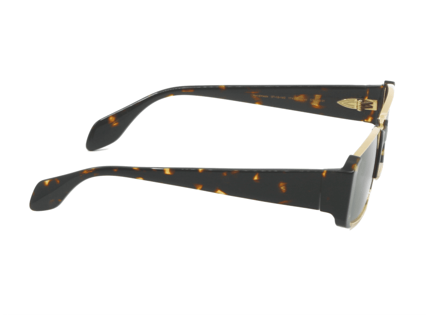 Lunettes de soleil Gigi Studios Viana écaille et or GS1063 21 Vue branches