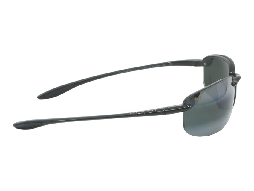 Lunettes de soleil Maui Jim Ho'Okipa noire MJ407 02 Vue branches