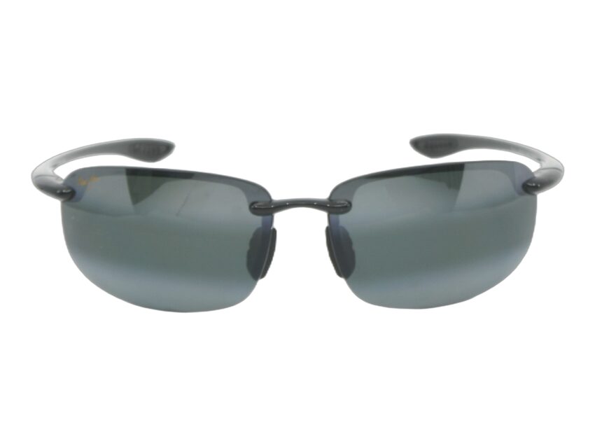 Lunettes de soleil Maui Jim Ho'Okipa noire MJ407 02 Vue de face