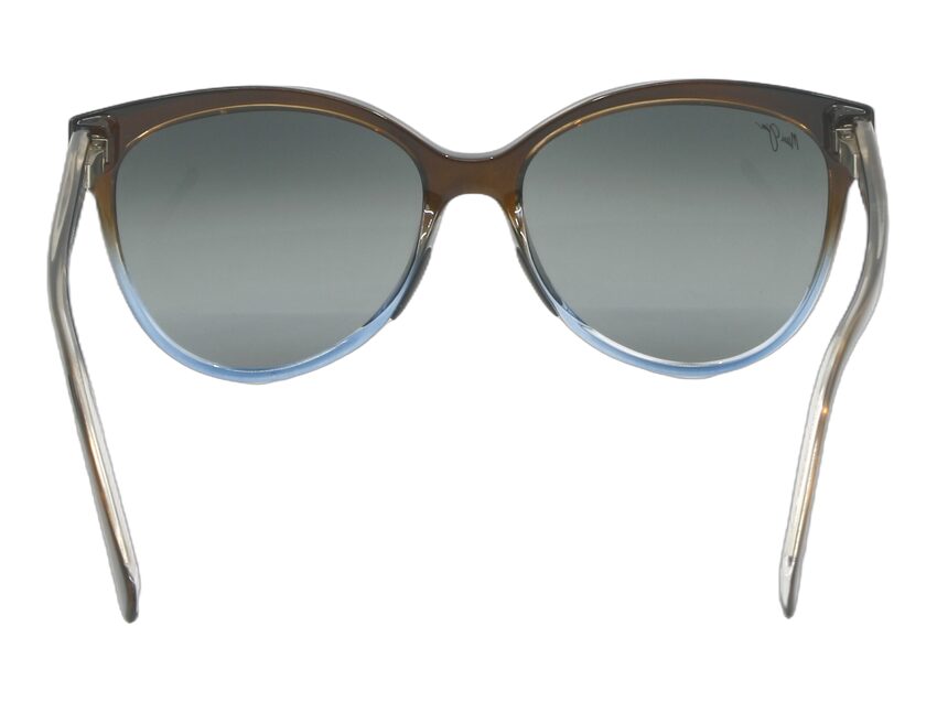 Lunettes de soleil Maui Jim Olu Olu Marron et bleu MJ537 01F Vue intérieure