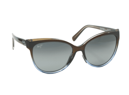 Lunettes de soleil Maui Jim Olu Olu Marron et bleu MJ537 01F Vue principale