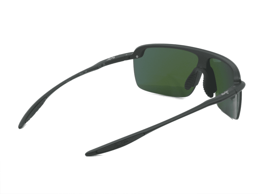 Lunettes de soleil Maui Jim Palulu noir MJ0680S 003 Vue biais arriere