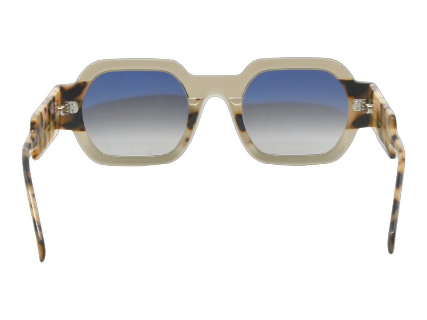 Lunettes de soleil Paname Appolinaire Ecaille et fumé C4 Vue intérieure