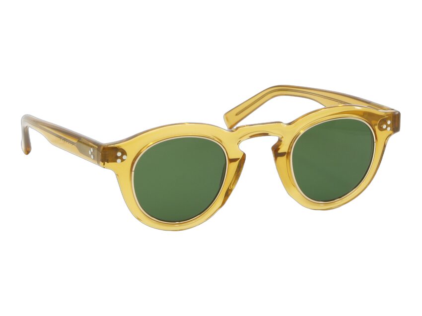 Lunettes de soleil Talla Tracy acetate miel verres vert 9112 C Vue principale