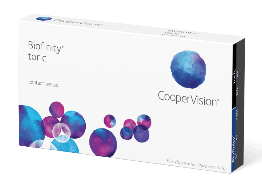 Biofinity Toric 6 lentilles