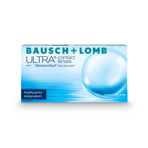 ULTRA Multifocale pour astigmatisme boite de 6 lentilles mensuelles Bausch+Lomb