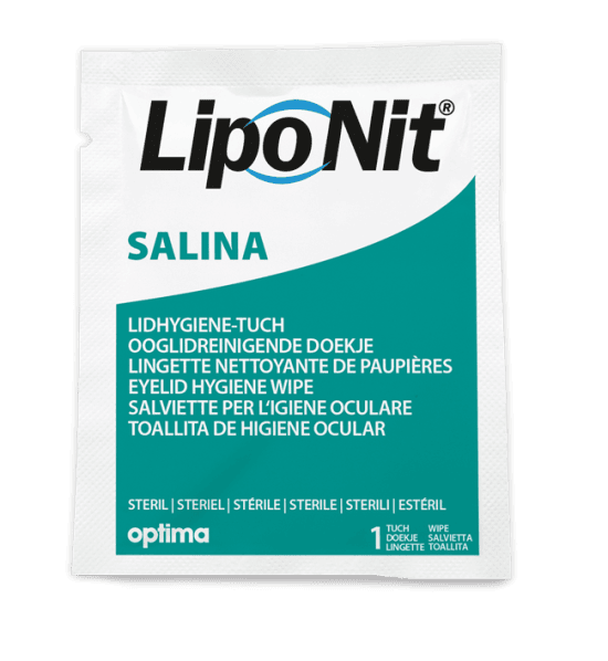 Lingettes nettoyage des paupieres Lipo Nit Salina pochette individuelle